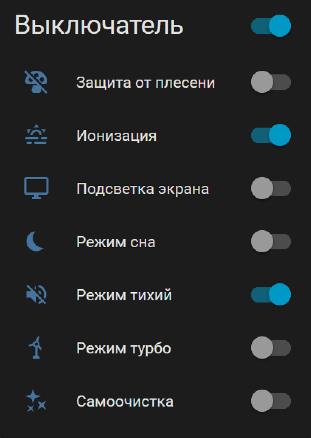 Отображение в веб интерфейсе контроллера