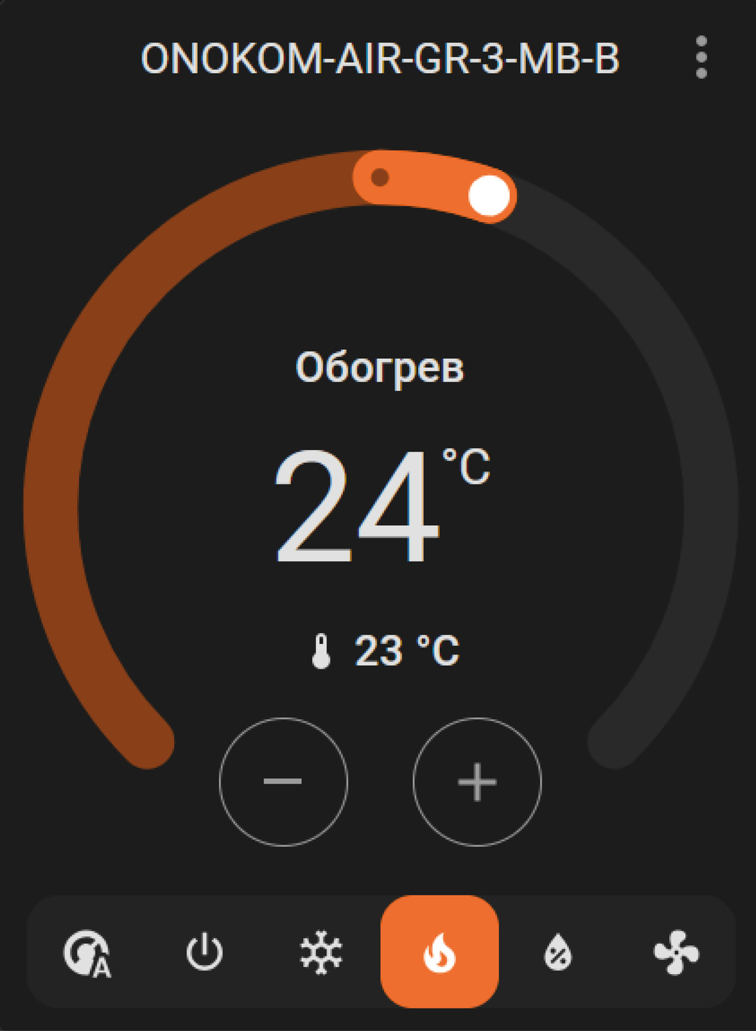 Отображение в веб интерфейсе контроллера