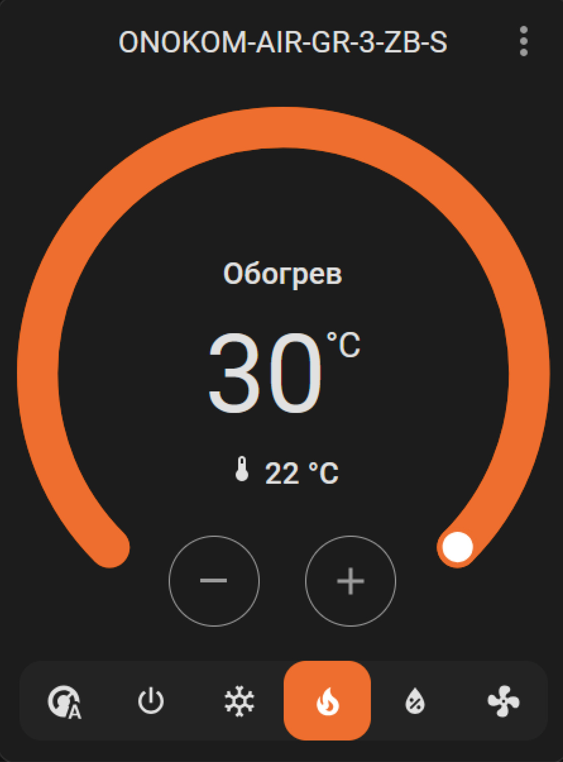 Отображение в веб интерфейсе контроллера