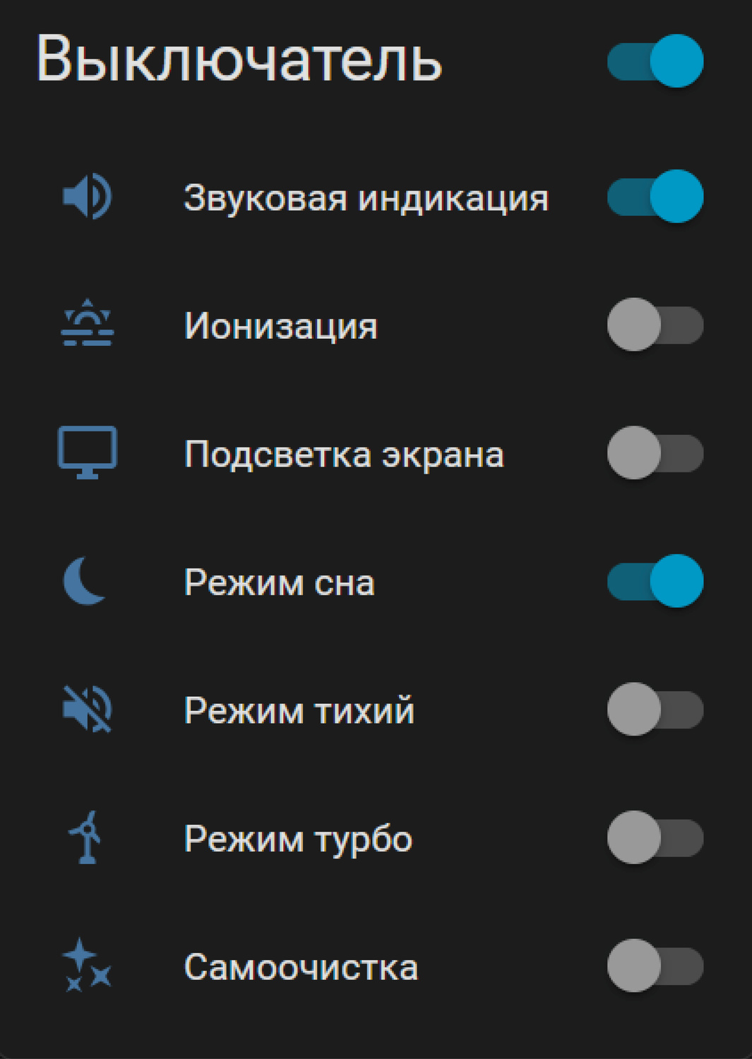 Отображение в веб интерфейсе контроллера