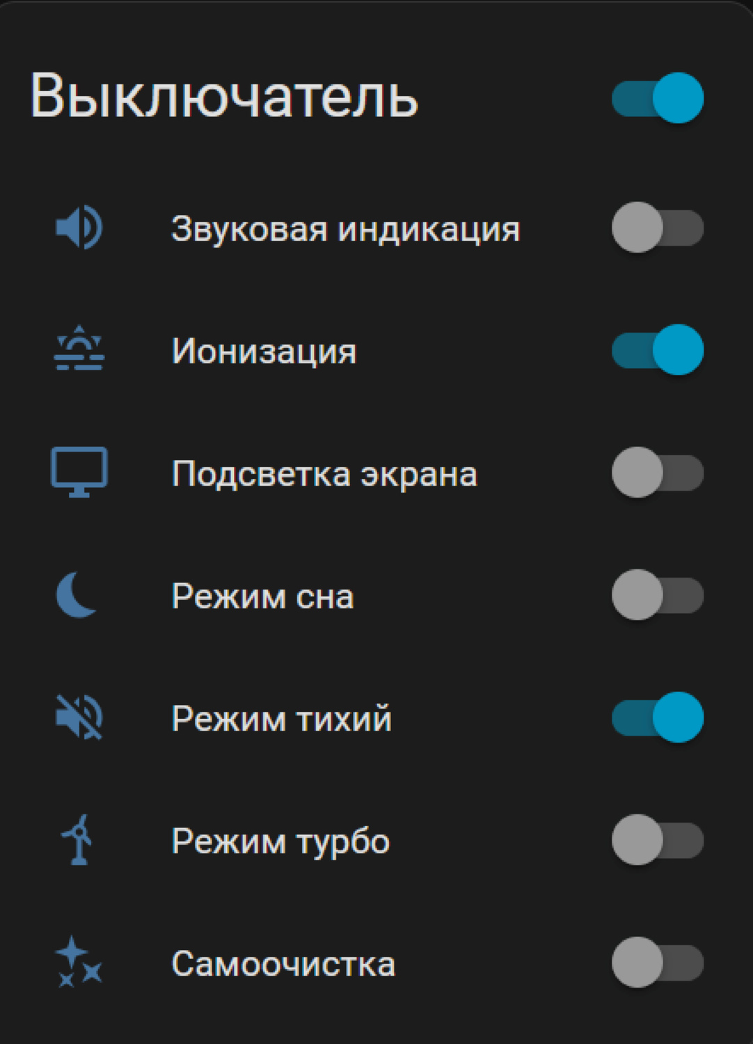 Отображение в веб интерфейсе контроллера