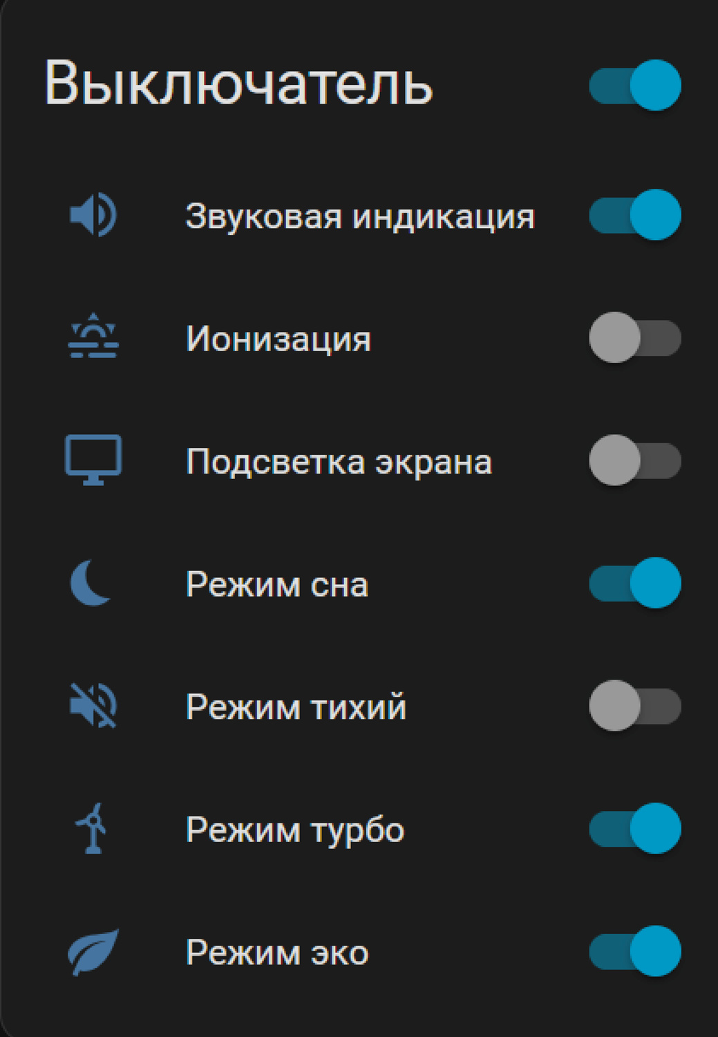 Отображение в веб интерфейсе контроллера