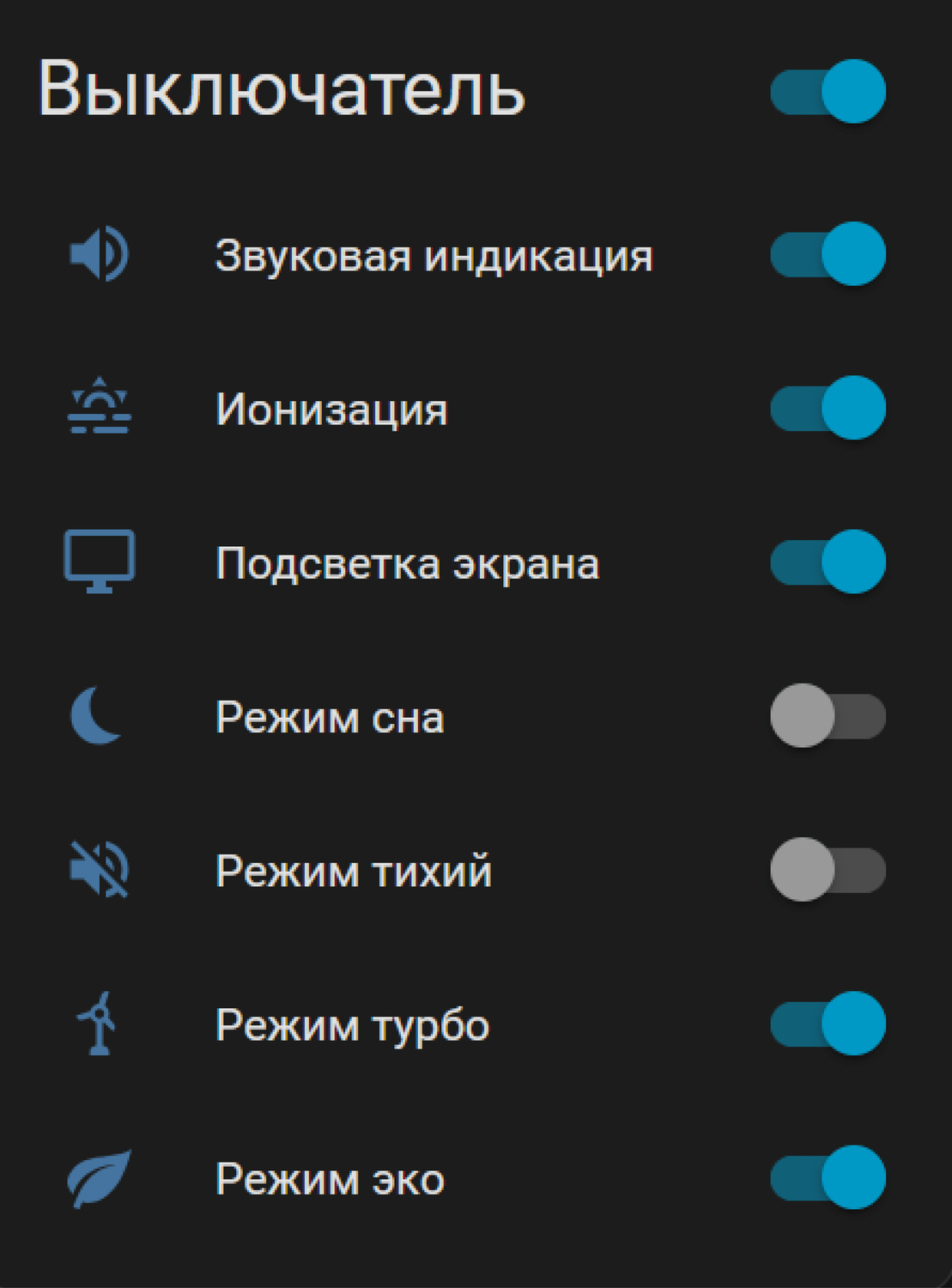 Отображение в веб интерфейсе контроллера