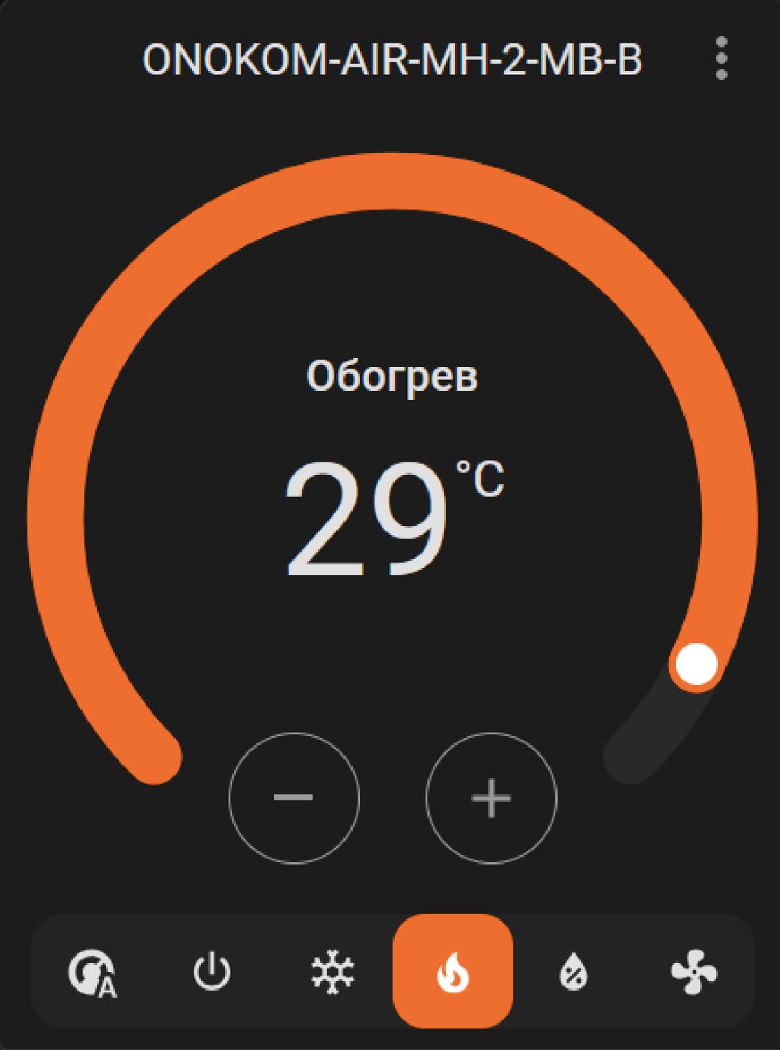 Отображение в веб интерфейсе контроллера