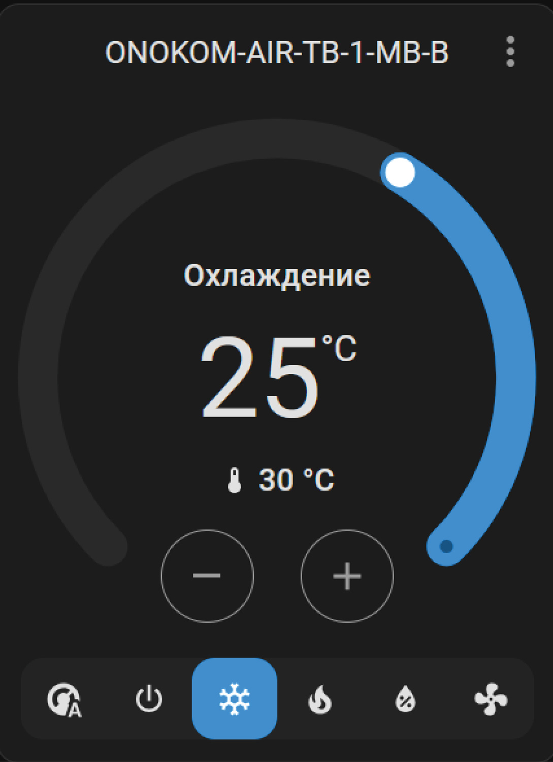Отображение в веб интерфейсе контроллера