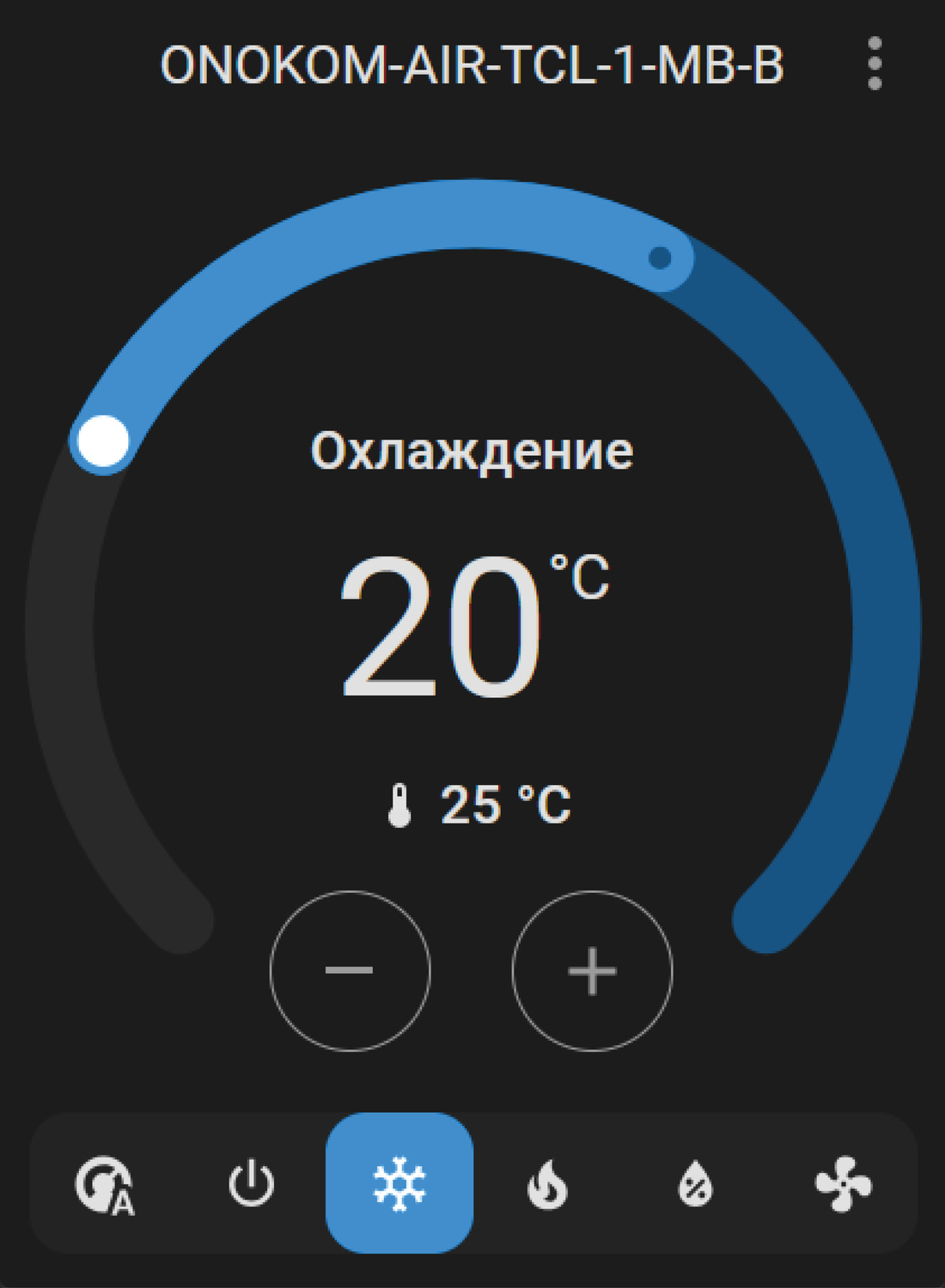 Отображение в веб интерфейсе контроллера