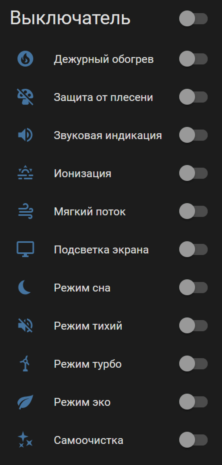 Отображение в веб интерфейсе контроллера