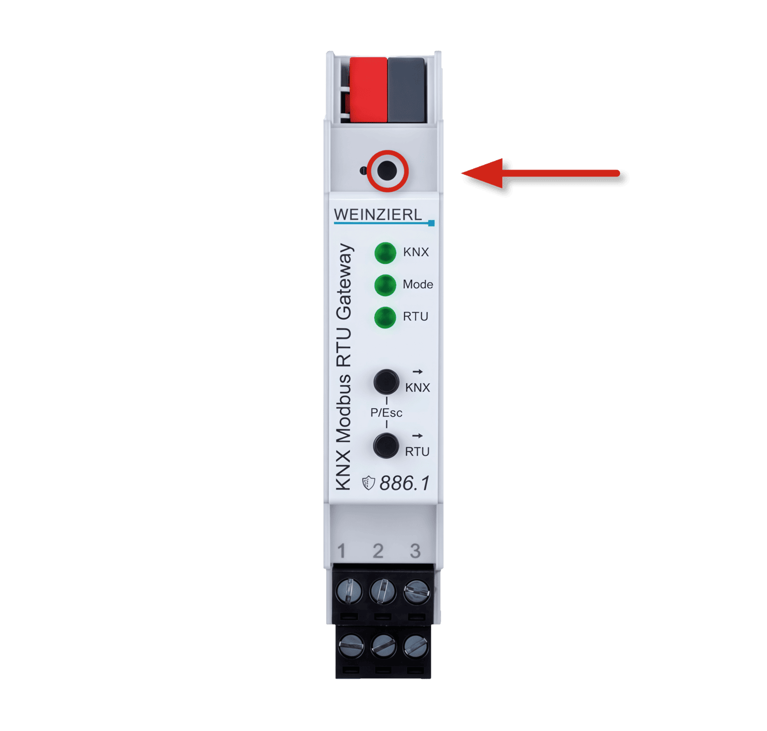 Программная кнопка на устройстве Wienzierl