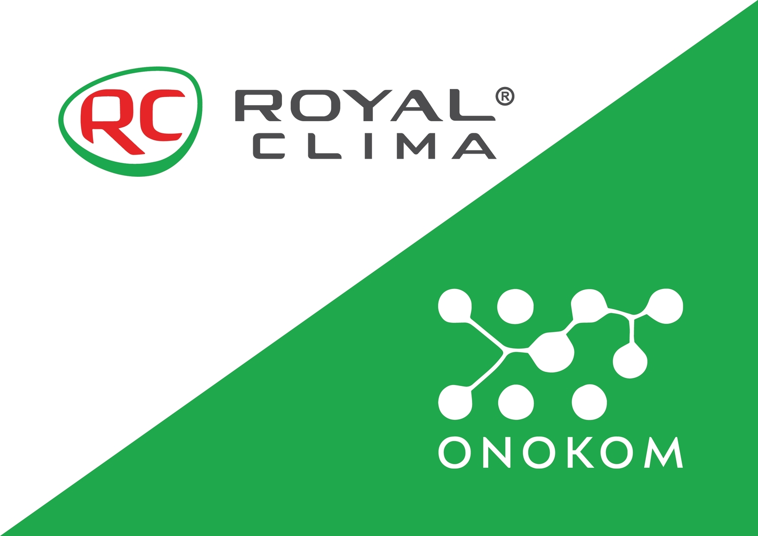 Страница с информацией по интеграции кондиционеров Royal Clima и шлюзов ONOKOM