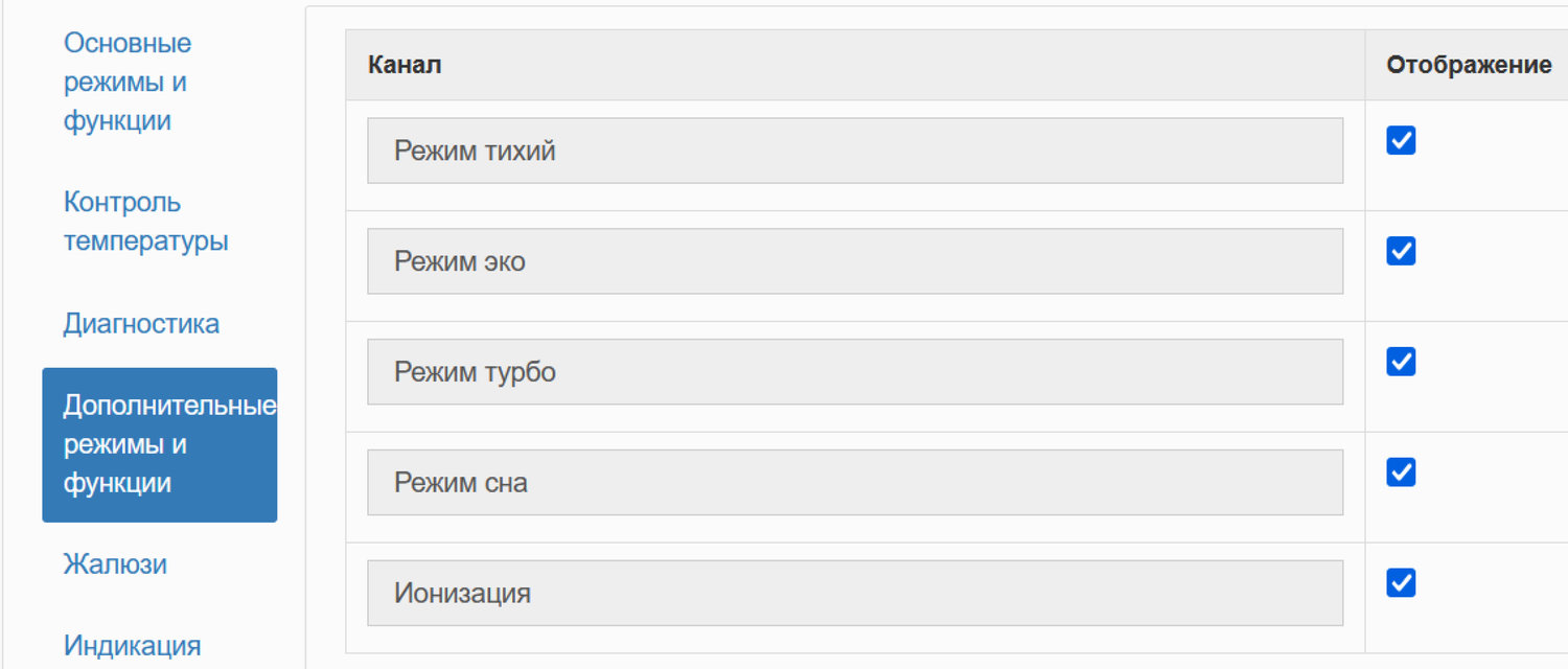 Раздел «Жалюзи»